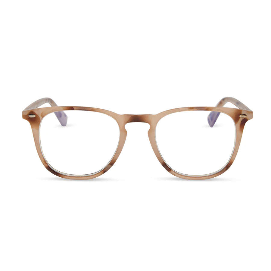 DIFF Eyewear Griffin Blue Light Readers - Cream Tortoise
