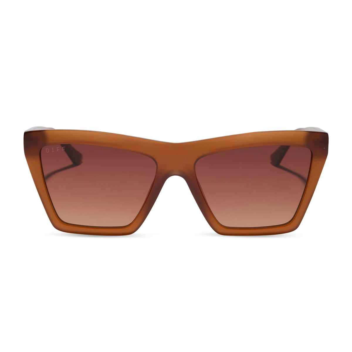 DIFF Eyewear Vivi Polarized Sunglasses - Milk caramel brown