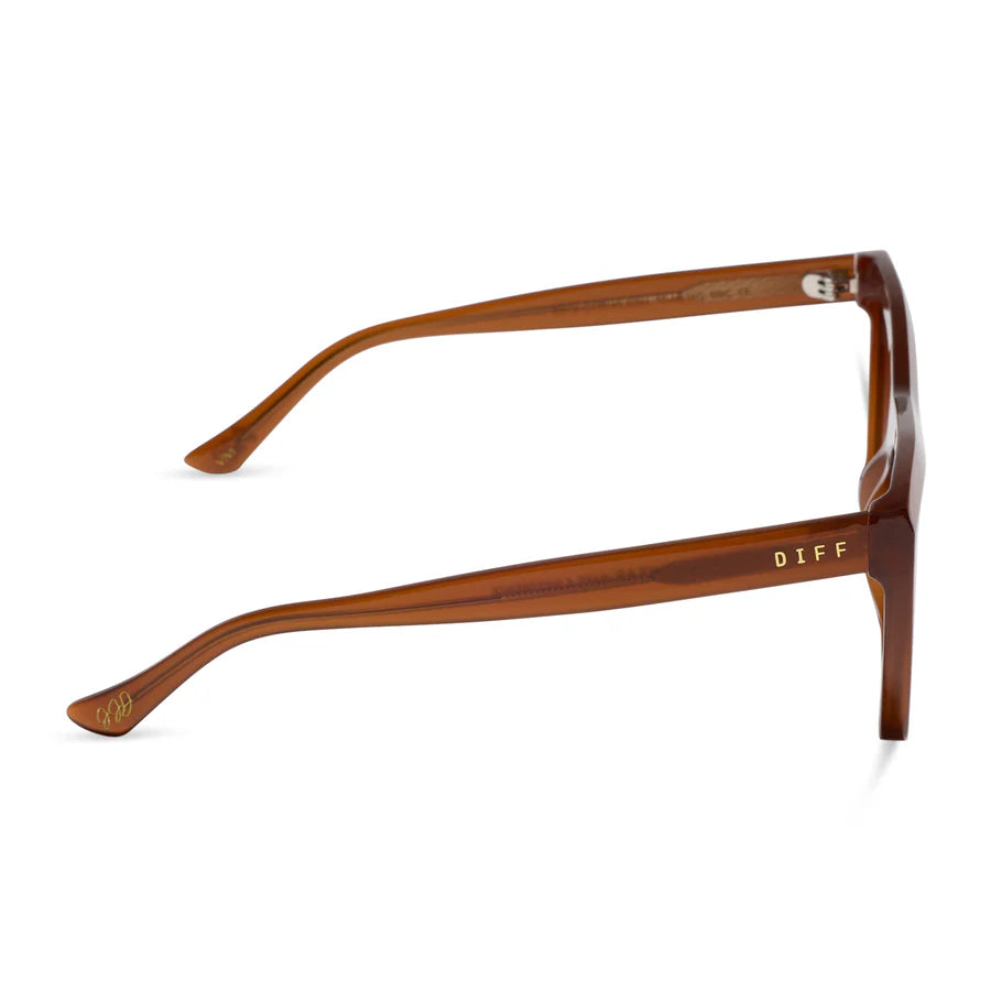 DIFF Eyewear Vivi Polarized Sunglasses - Milk caramel brown