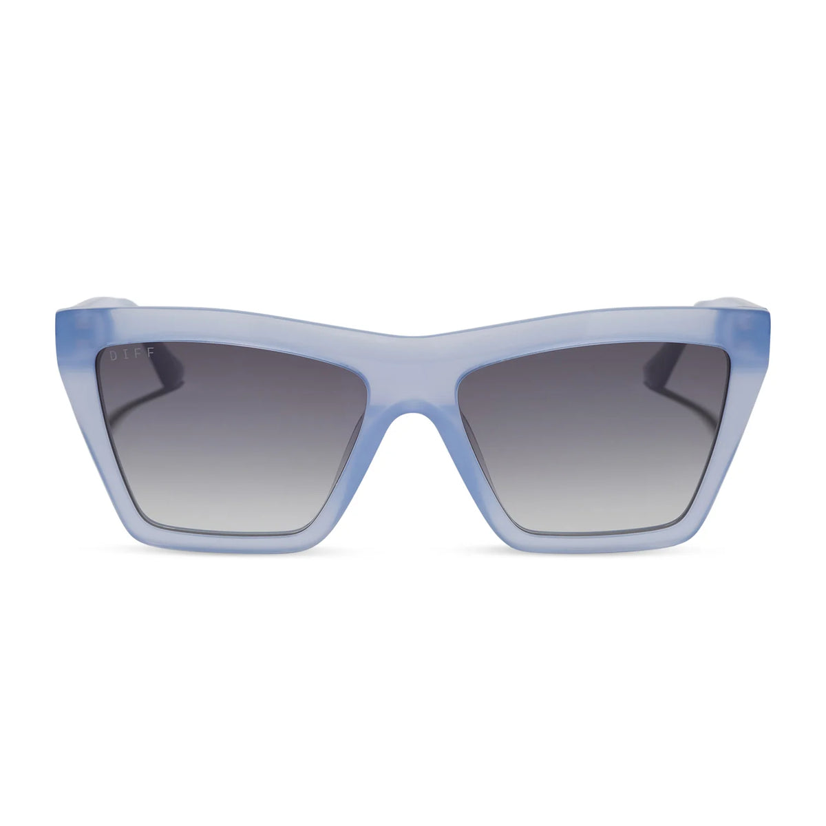 DIFF Eyewear Vivi Polarized Sunglasses - Milky blue pearl grey