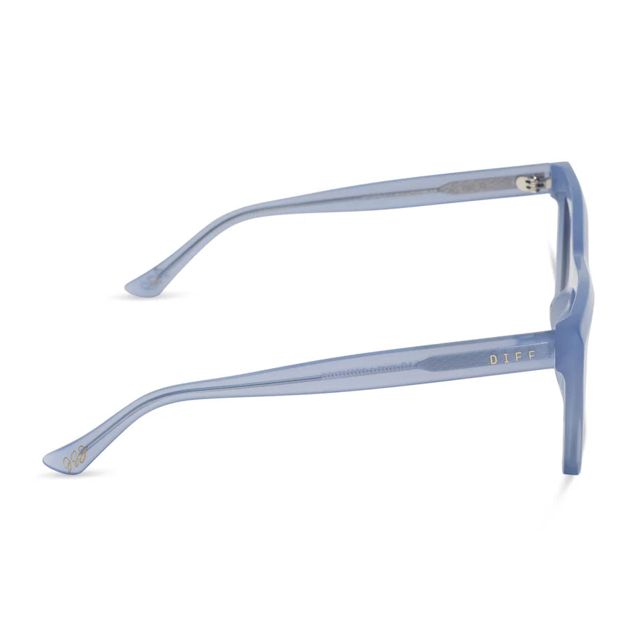 DIFF Eyewear Vivi Polarized Sunglasses - Milky blue pearl grey