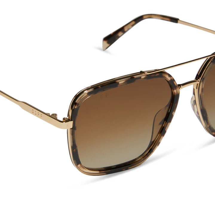 DIFF Eyewear Jordan Polarized - Espresso Tortoise