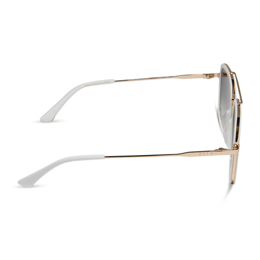 DIFF Eyewear Jordan Polarized - Snowbound + Grey Gradient