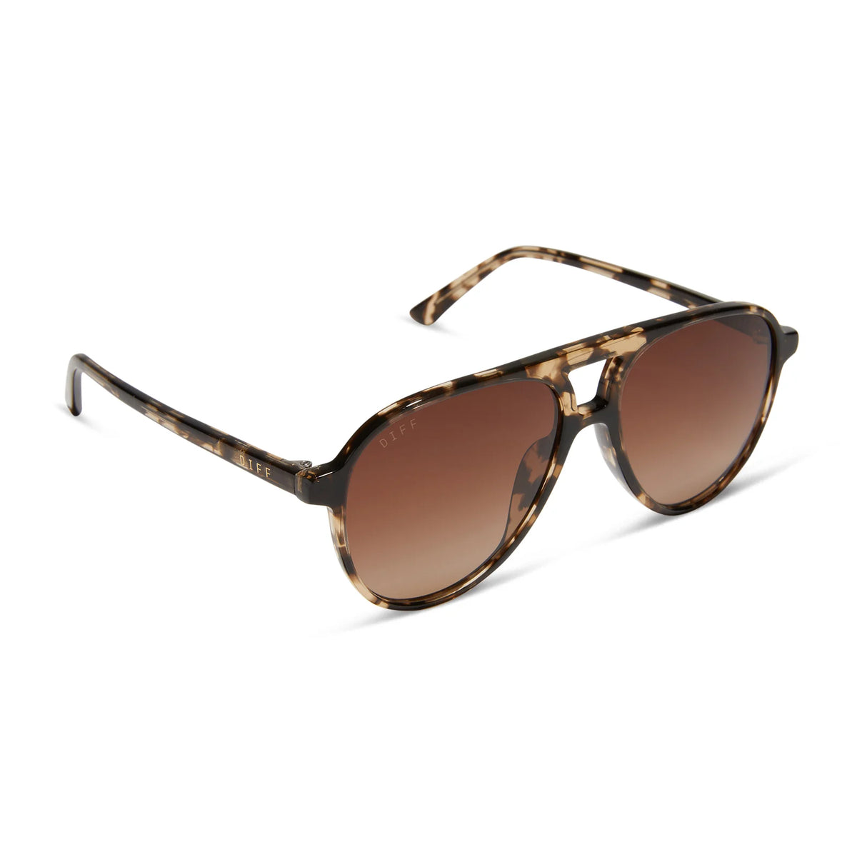 DIFF Eyewear Sunglasses - Tosca II Tor + Brown Gradient Polarized