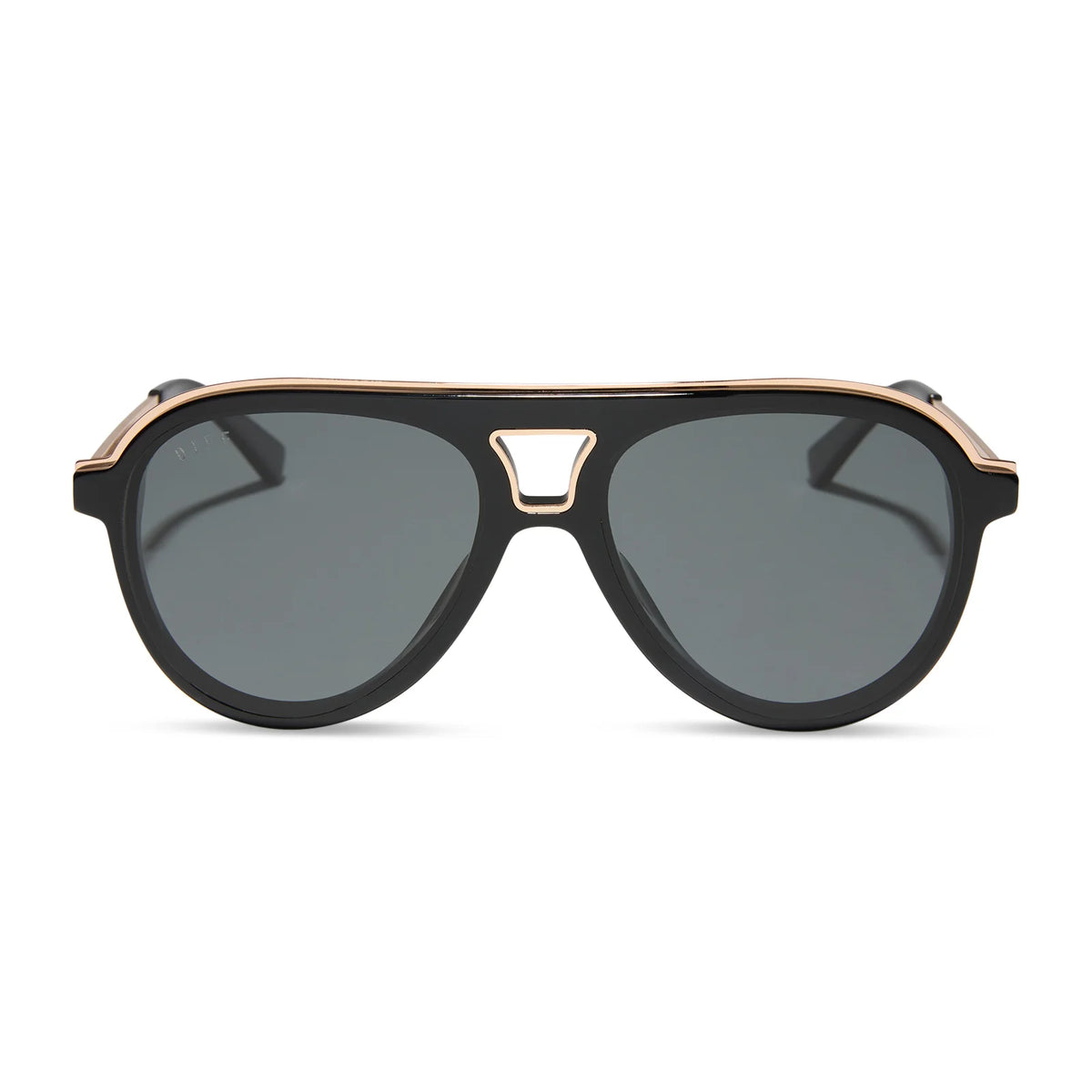 DIFF Eyewear Tosca iii Polarized Sunglasses - Black + Grey