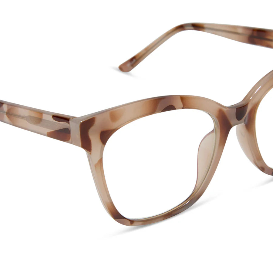 DIFF Eyewear Willa Blue Light Readers - Cream Tortoise