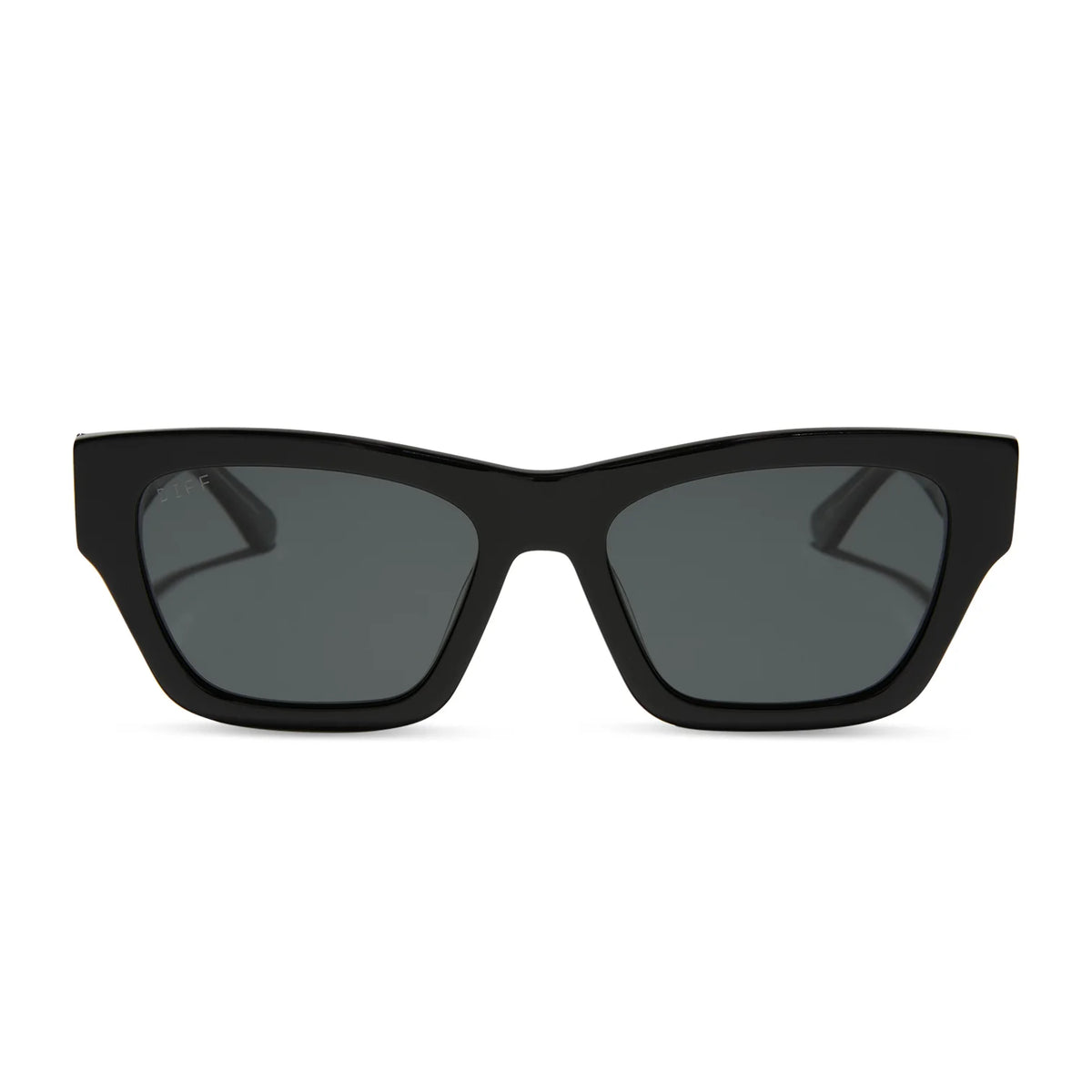 DIFF Eyewear Beth II Polarized - Night sky black silver with grey