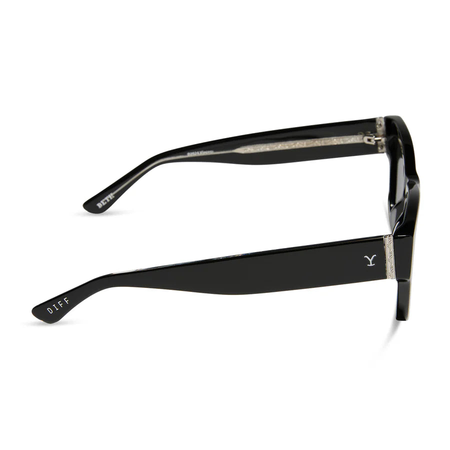 DIFF Eyewear Beth II Polarized - Night sky black silver with grey