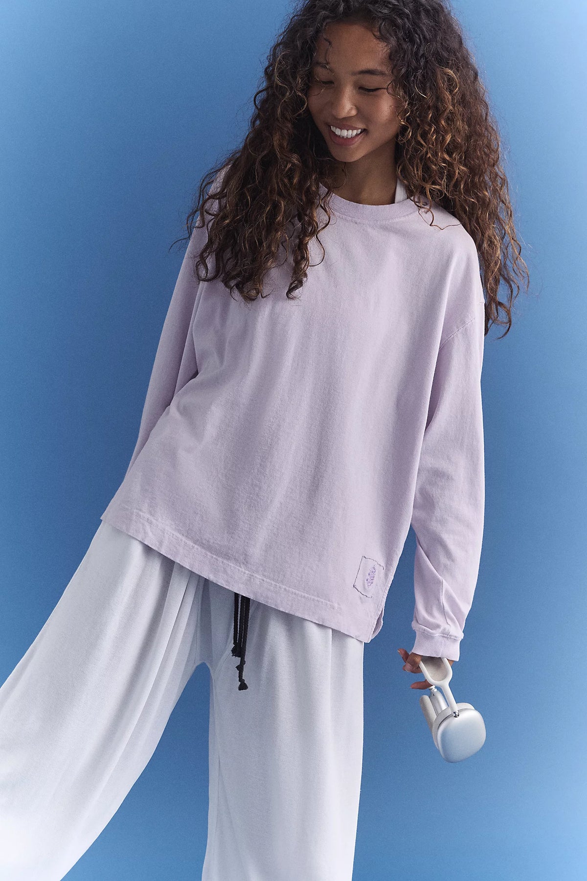 Free People Hustle Layer- Cool Lilac