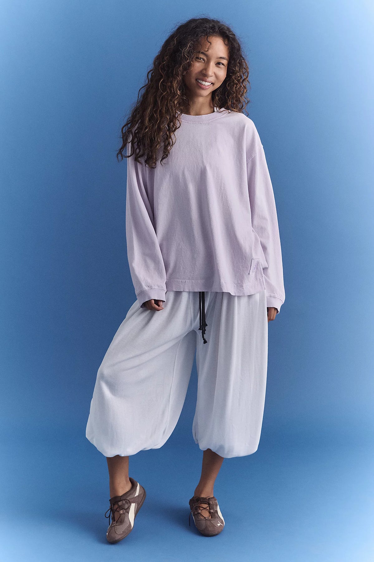Free People Hustle Layer- Cool Lilac