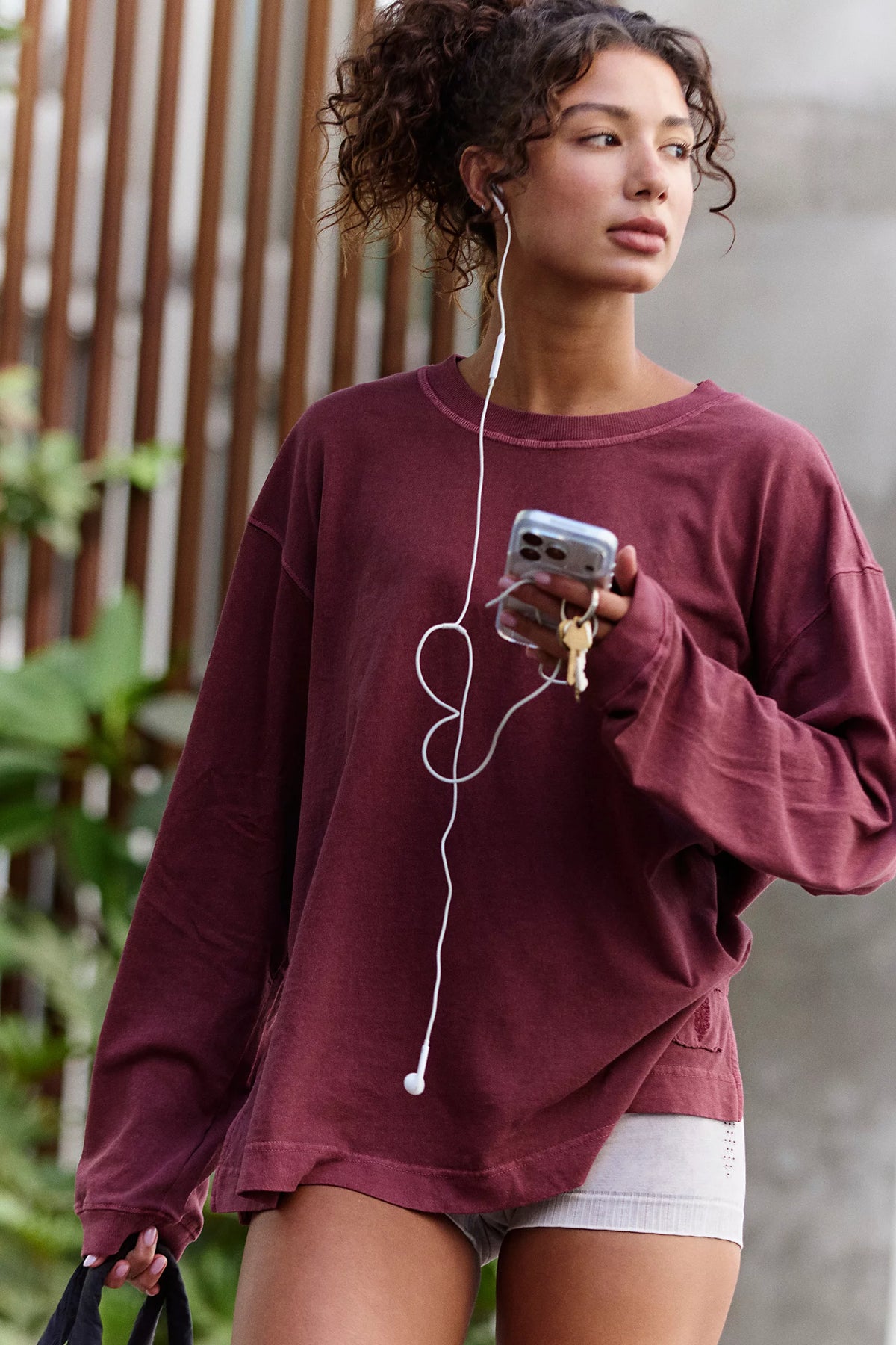 Free People Hustle Layer- Brick