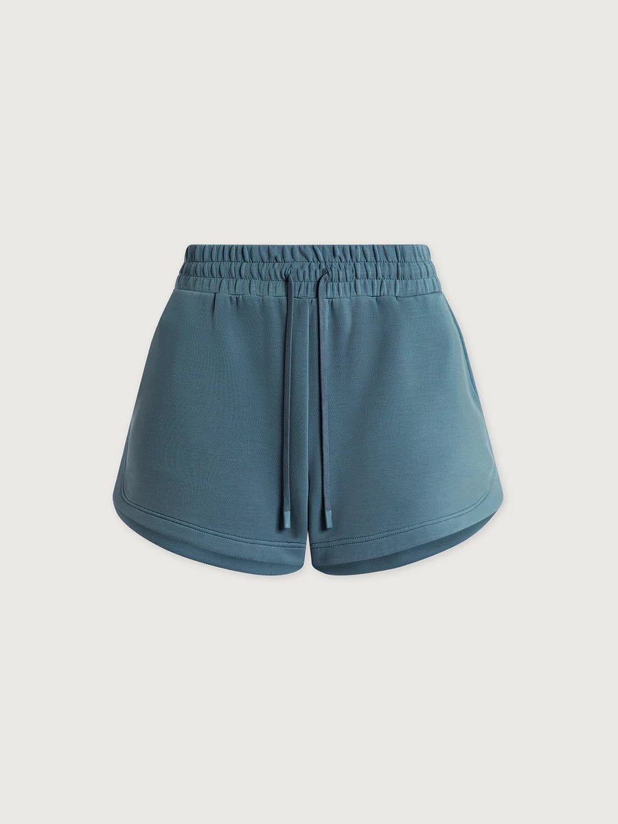 Varley Coulter High-Rise Short 3.5''- Mallard Blue