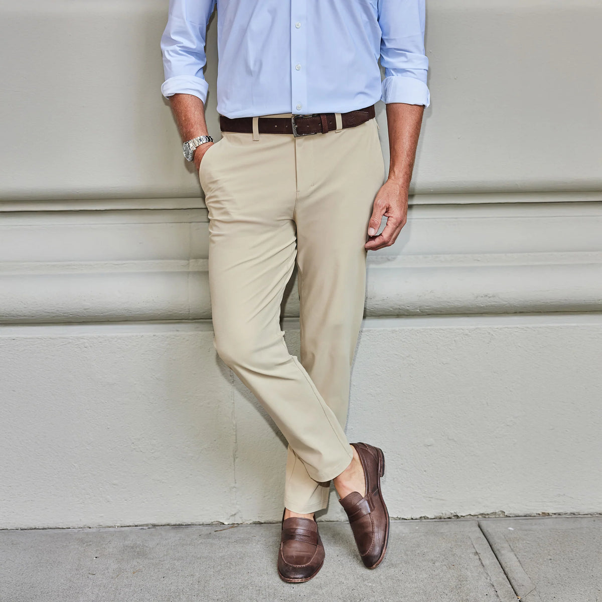 Collars & Co. Apex Tech Pants- Light Beige