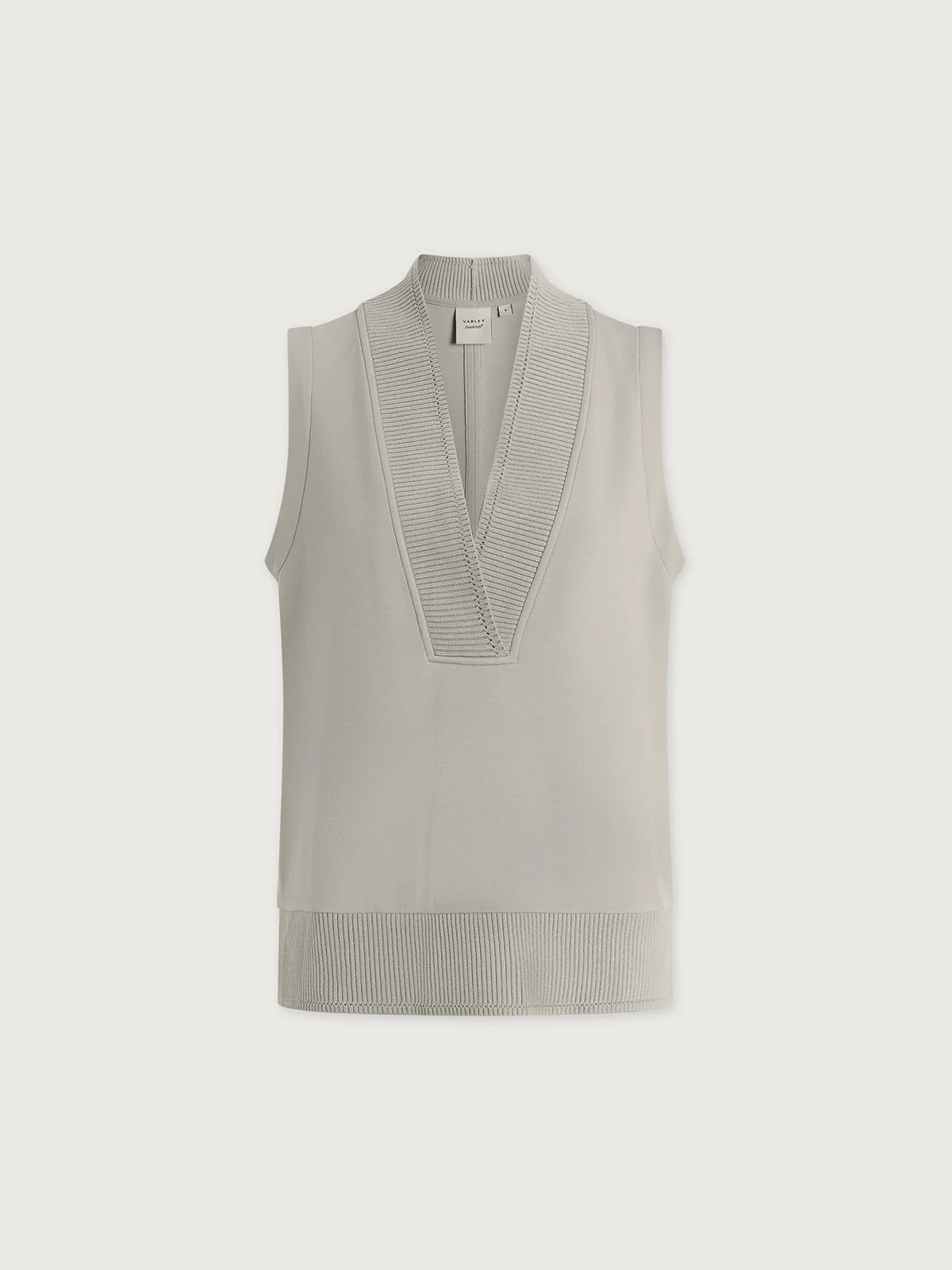 Varley Freida V Neck Tank - Blue Clay