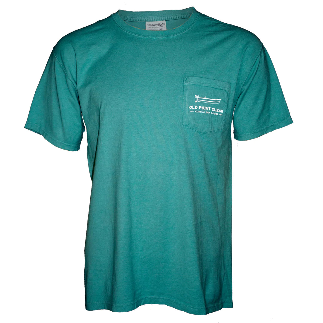 Old Point Clear Original T-Shirt - Emerald Green