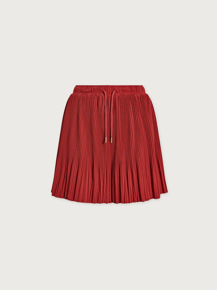 Varley Davina High-Rise Skort 15"- Baked Apple