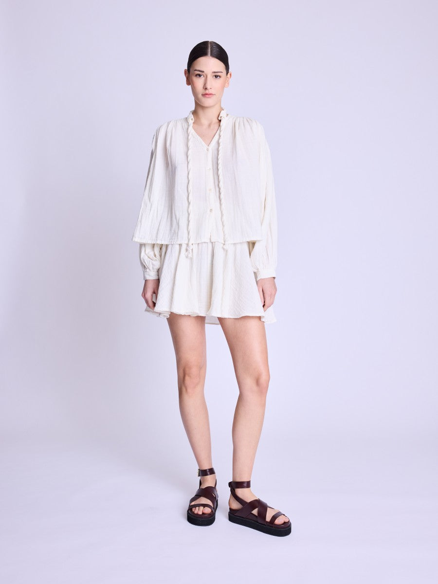 Berenice Chica White Long-sleeved Shirt - Off White