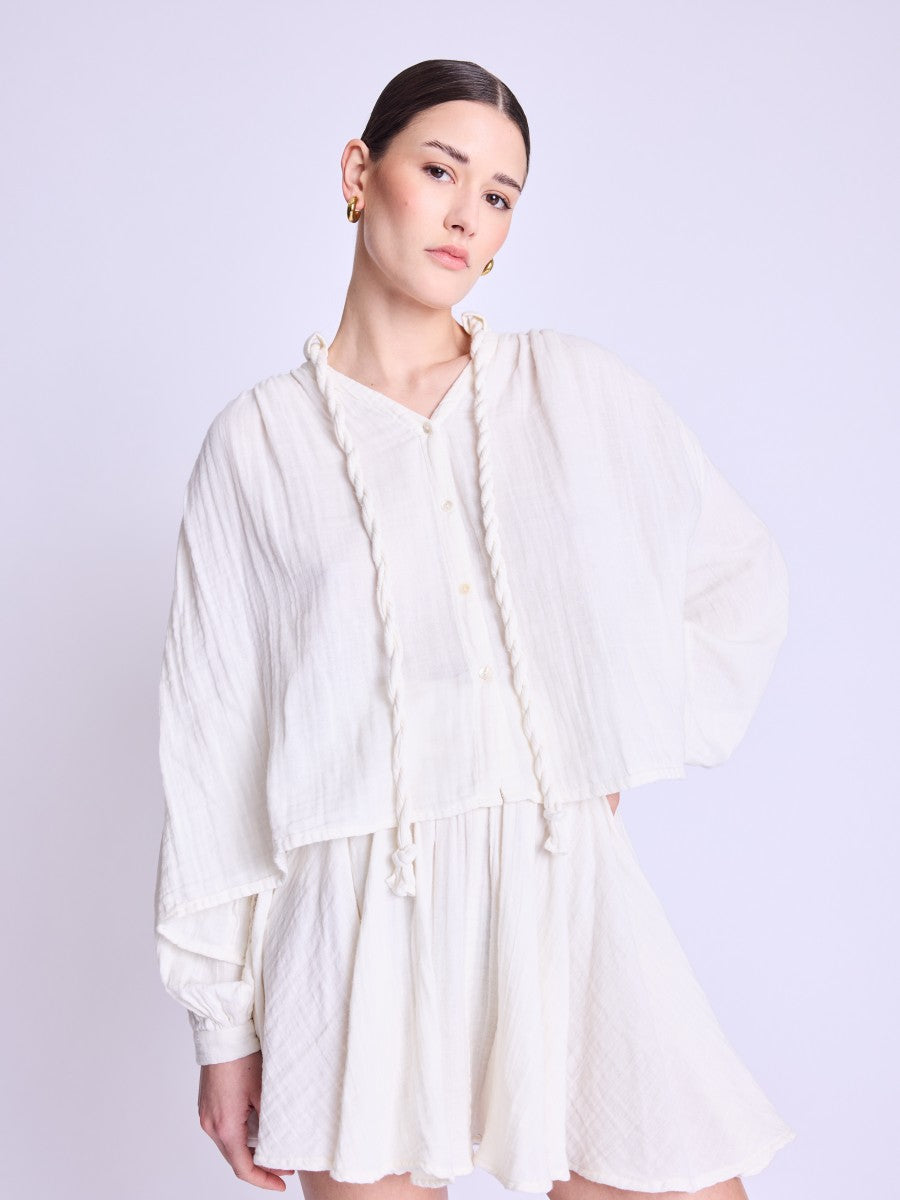 Berenice Chica White Long-sleeved Shirt - Off White