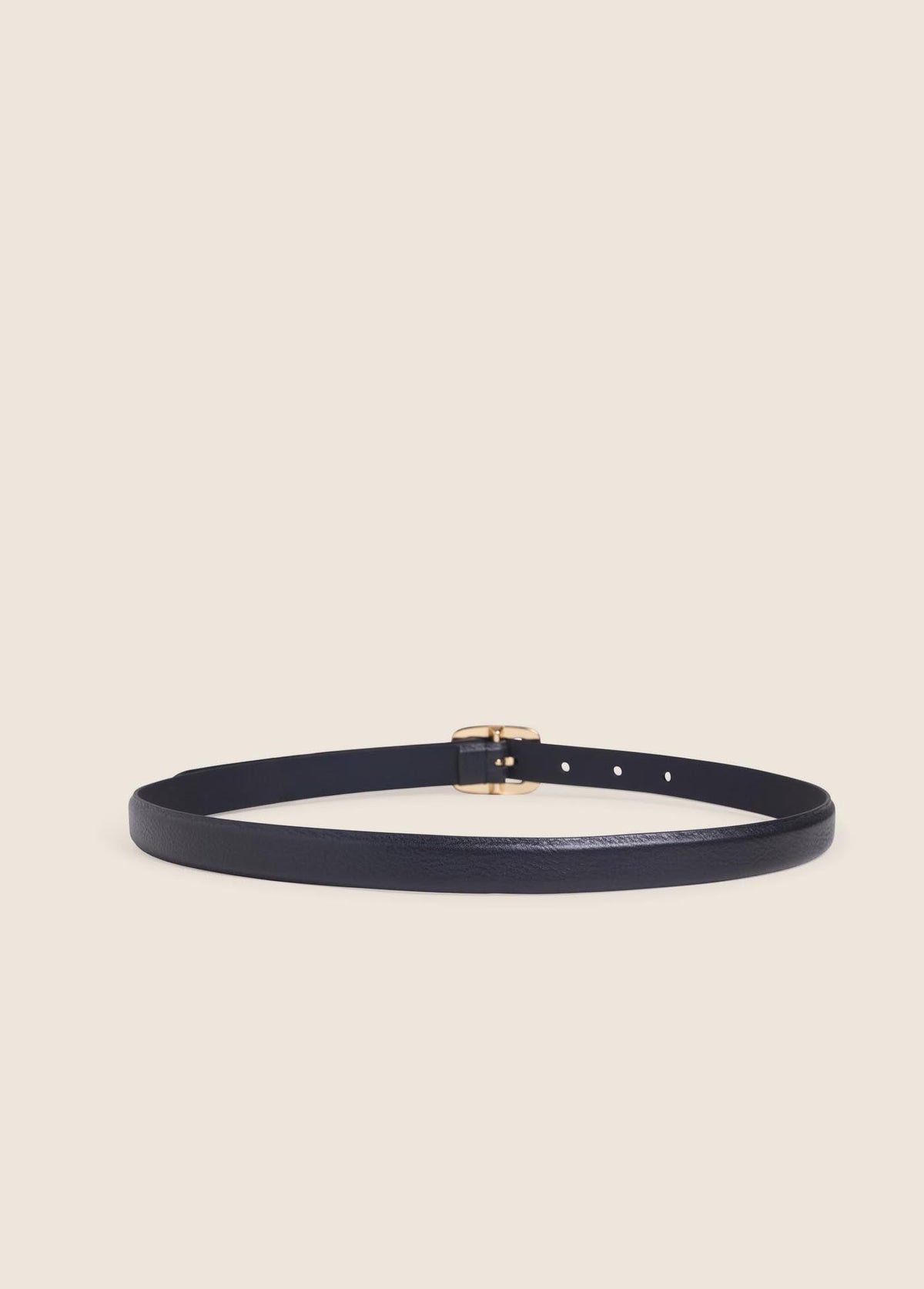 Favorite Daughter The Elle Belt- Black/ Antique Brass