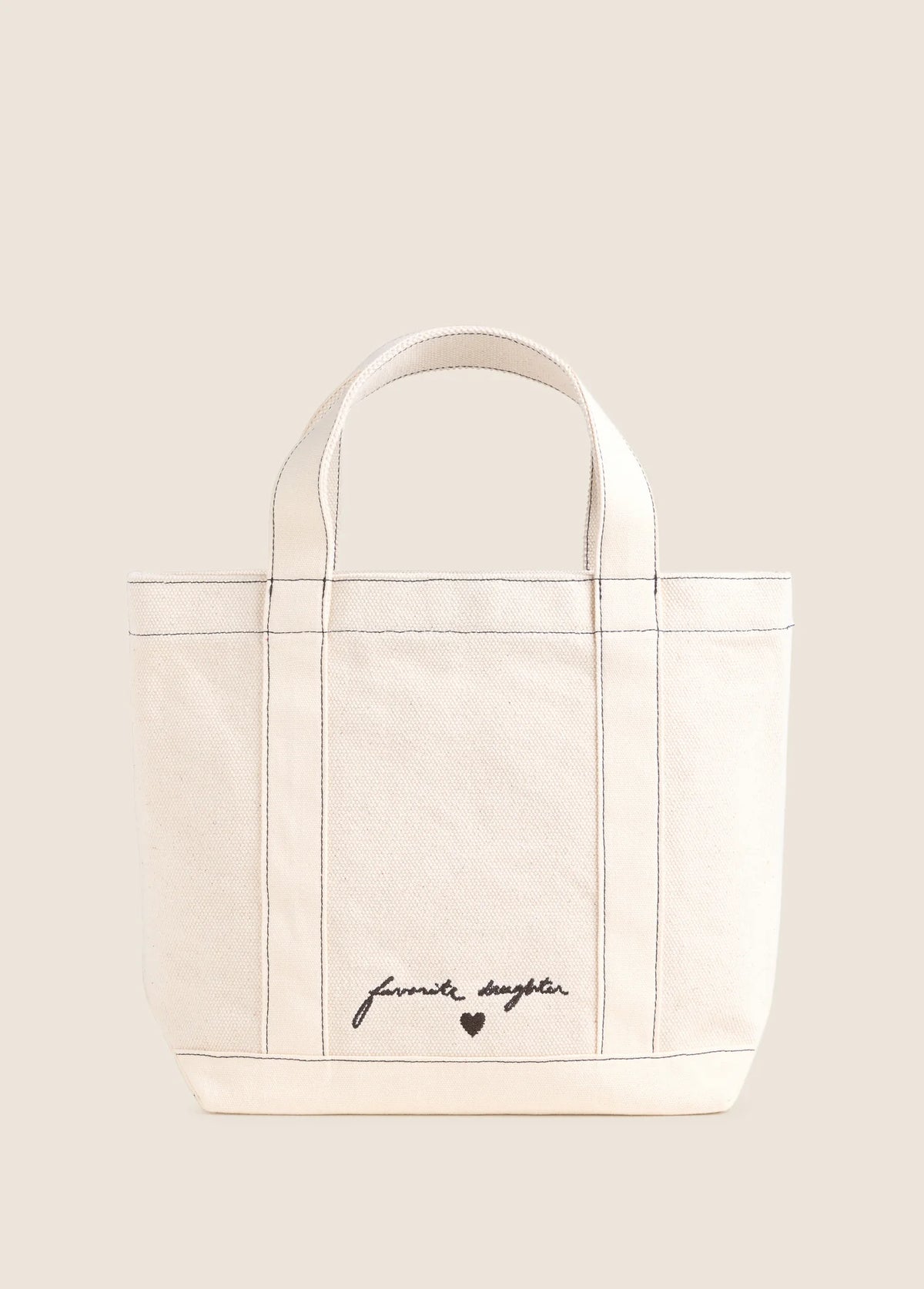 Favorite Daughter The Canvas Minnie Tote - Natural/ Brown