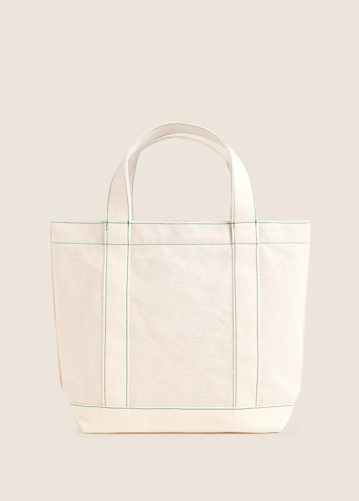 Favorite Daughter The Canvas Minnie Tote - Natural/ Green