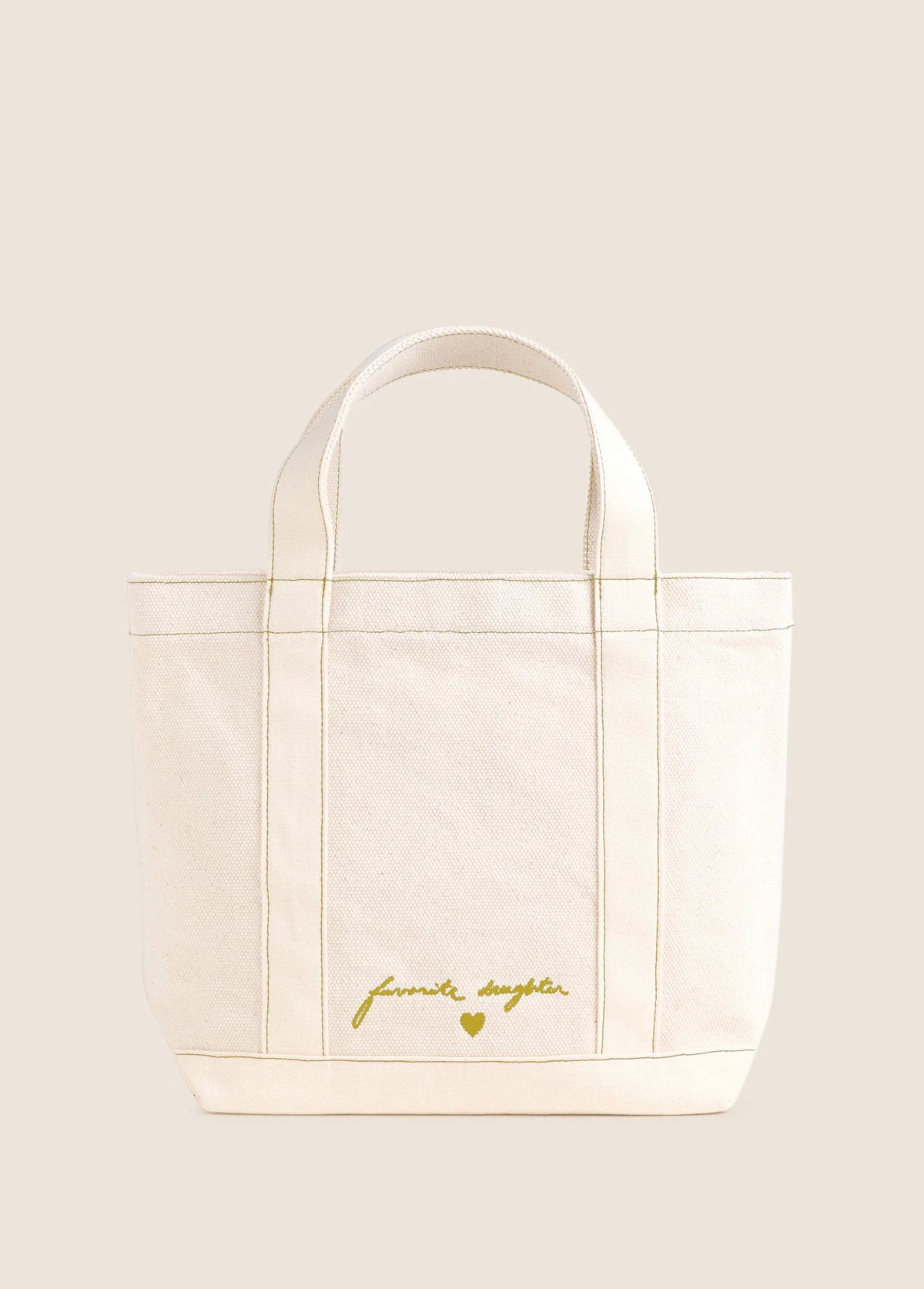 Favorite Daughter The Canvas Minnie Tote - Natural/ Yellow