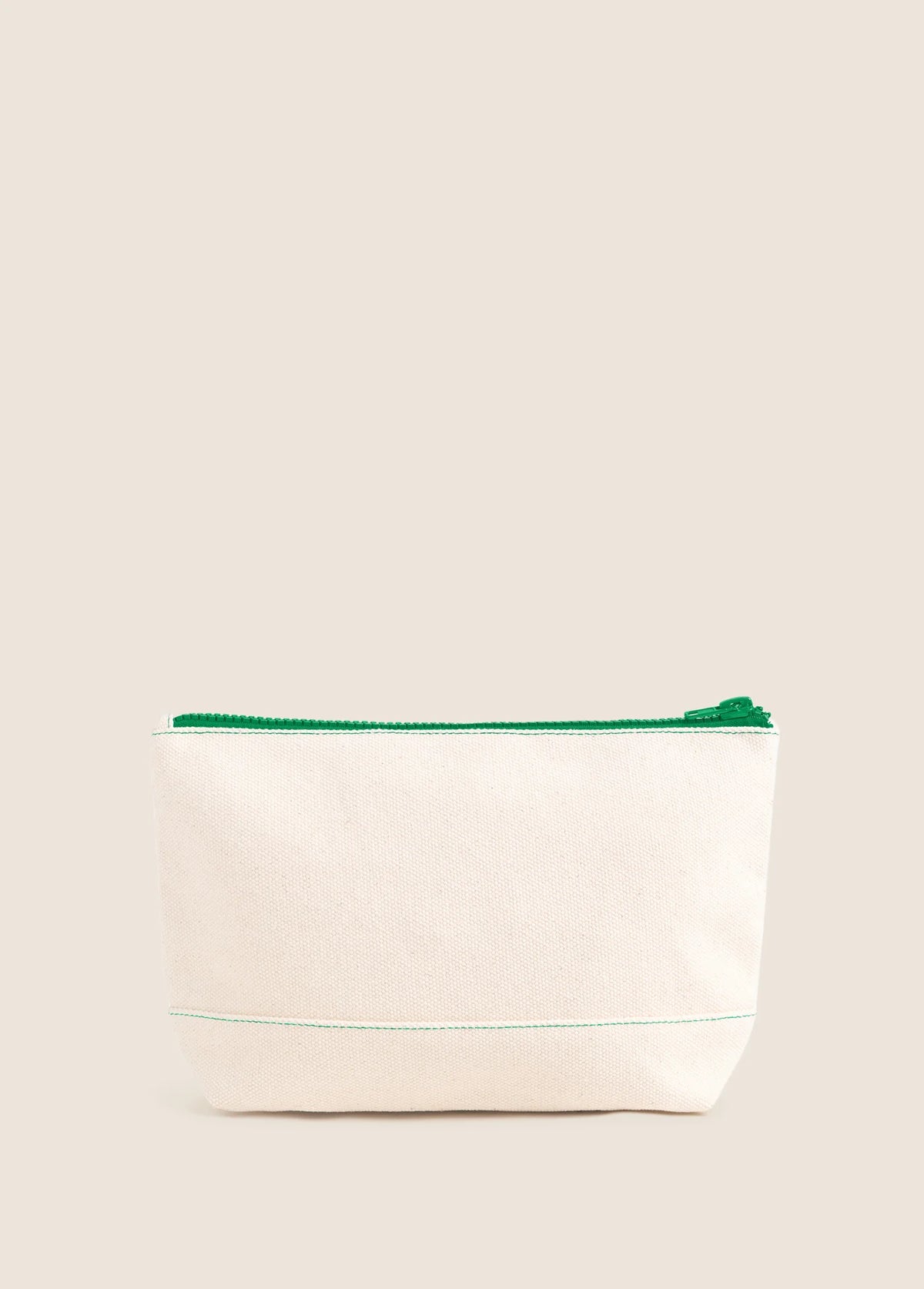 Favorite Daughter The Canvas Pouch - Natural/ Green