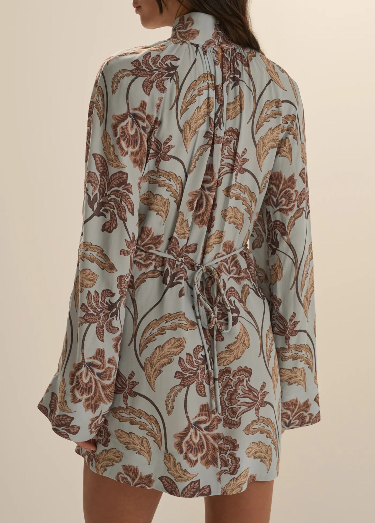 Favorite Daughter The Love Story Mini Dress- Sky Paisley Floral