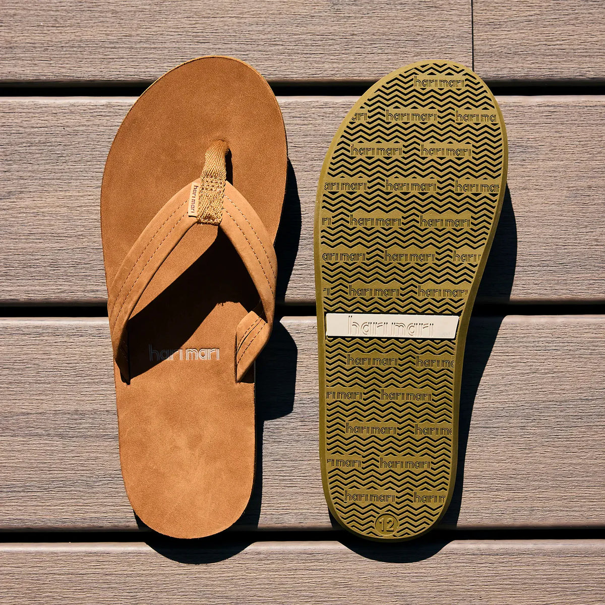 Hari Mari Fields Flip Flop - Tan/ Olive