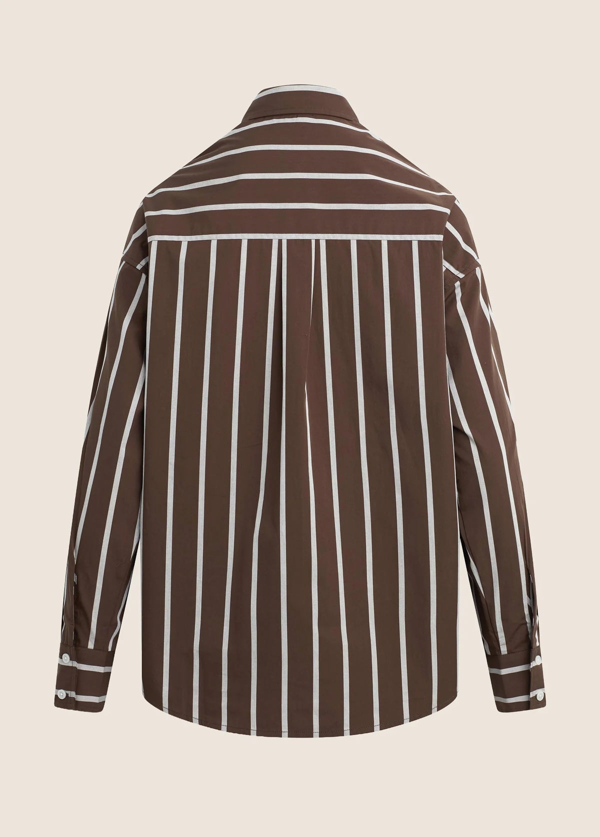 Favorite Daughter The Beau Shirt - Ganache/White Stripe