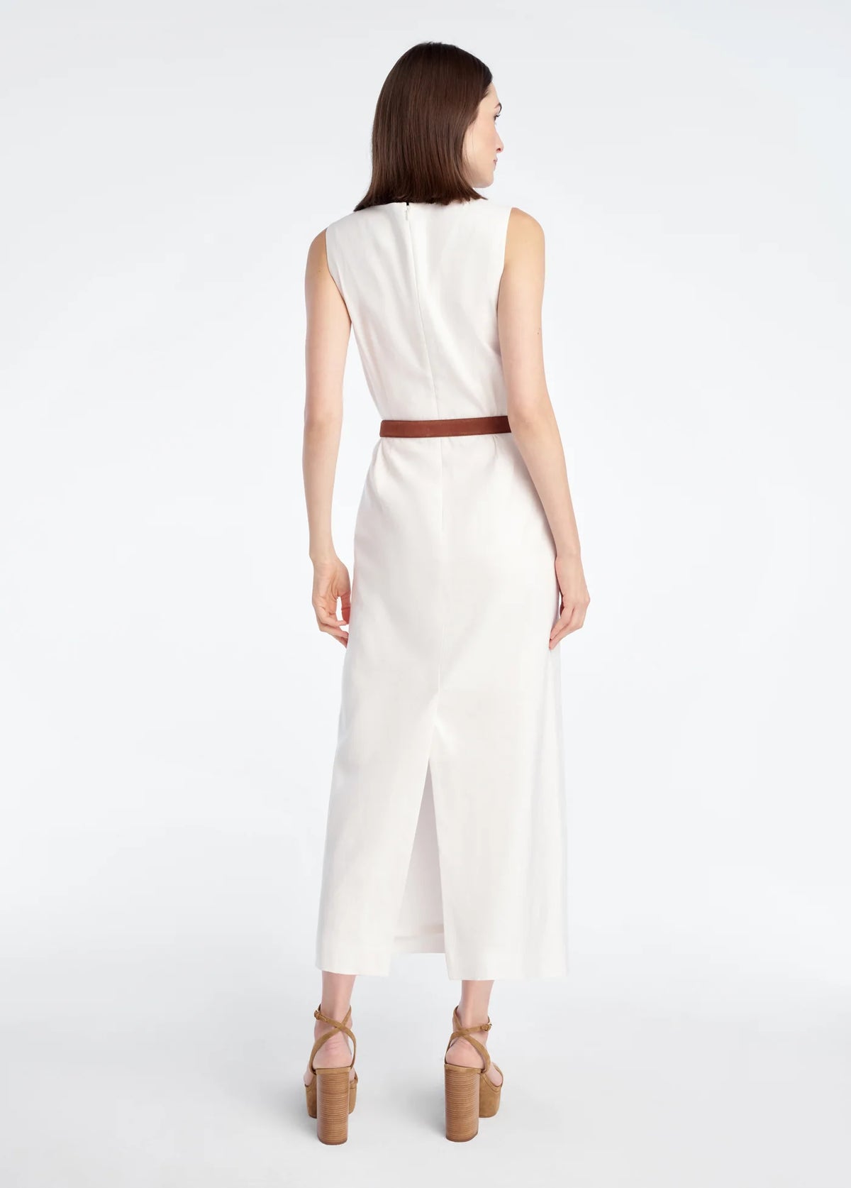 the favorite linen dress Favorite Daughter The Favorite Linen Dress in White