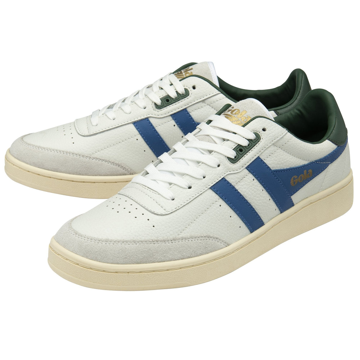 Gola Classics Men&#39;s Hawk Sneakers - White/ Sapphire/ Black