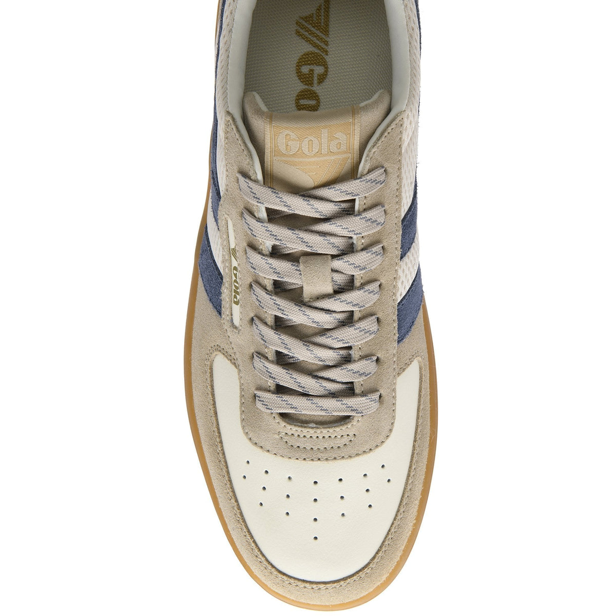 Gola Classics Men's Hawk 83 Trainer - Off White/Bone/Moonlight/Gum