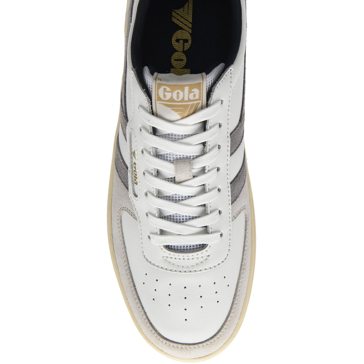 Gola Classics Men's Hawk Trainer - White/Cement/Navy
