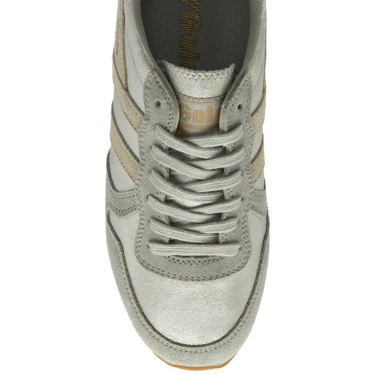 Gola Classics Women&#39;s Daytona Blaze Sneakers - Silver/ Wheat/ Feather Grey