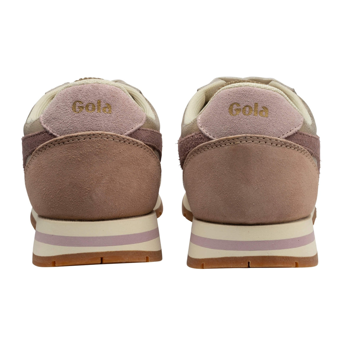Gola Classics Women's Daytona Blaze Sneakers- Gold/ Brownrose/ Chalk Pink
