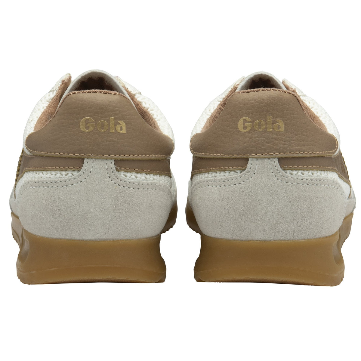Gola Classics Women's Tornado Zephyr Trainer - Off White/Light Caramel