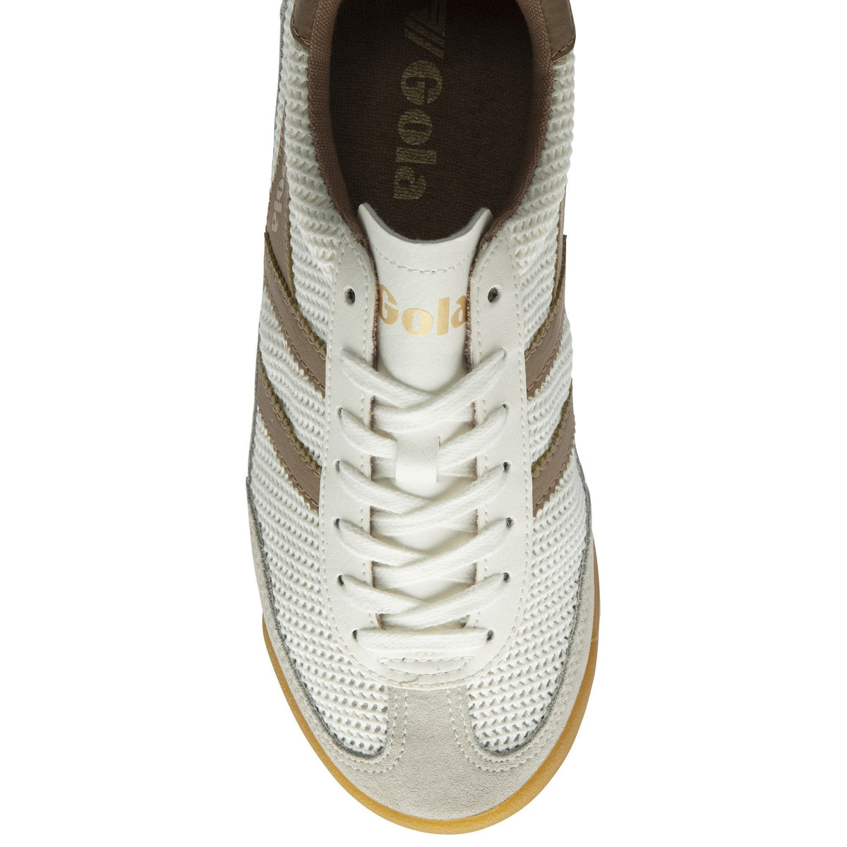 Gola Classics Women's Tornado Zephyr Trainer - Off White/Light Caramel