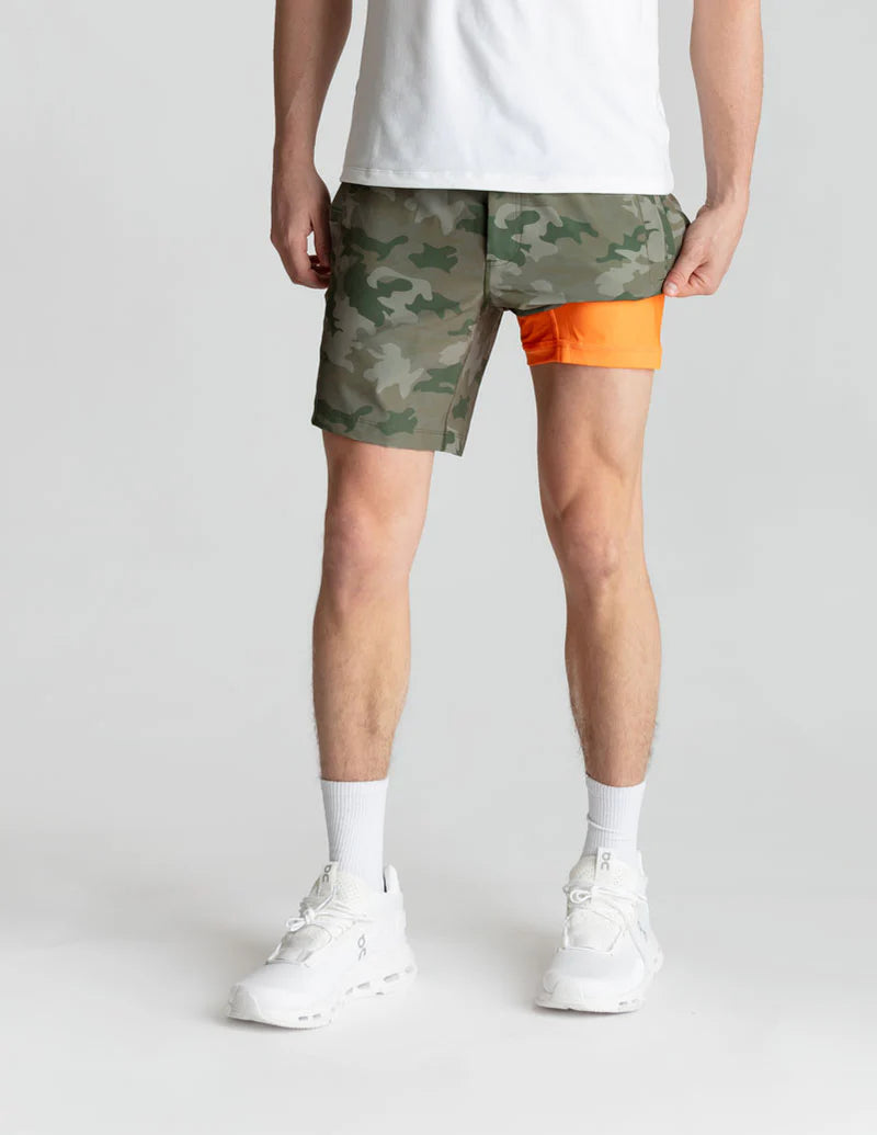 Birddogs Deer Hunters Gym Shorts - Green Camo