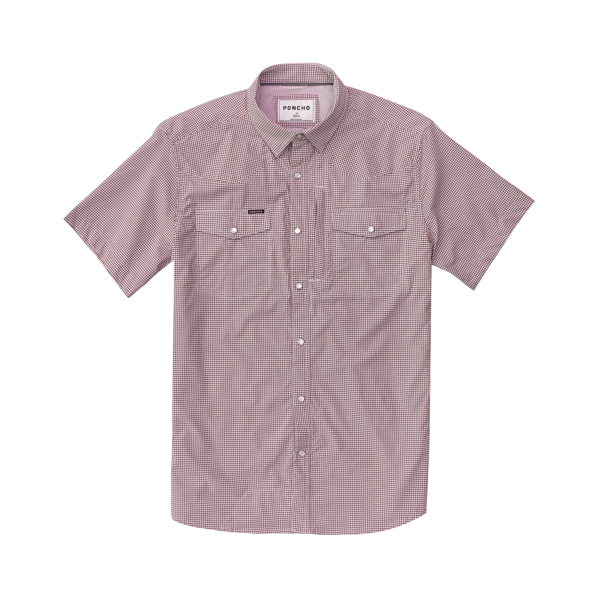 PONCHO Western Short Sleeve Shirt - The Howdy
