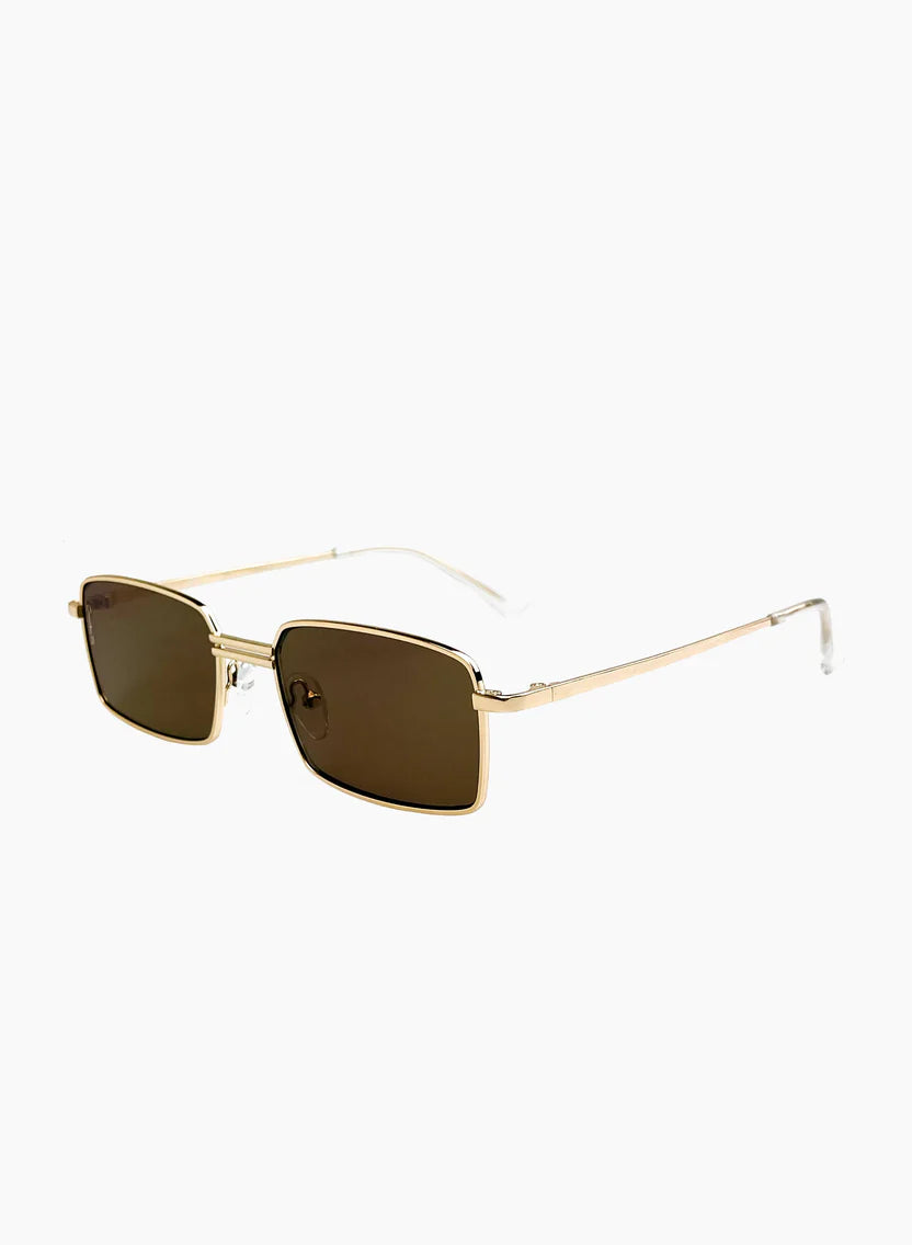 Otra Eyewear Ila Sunglasses - Gold / Brown