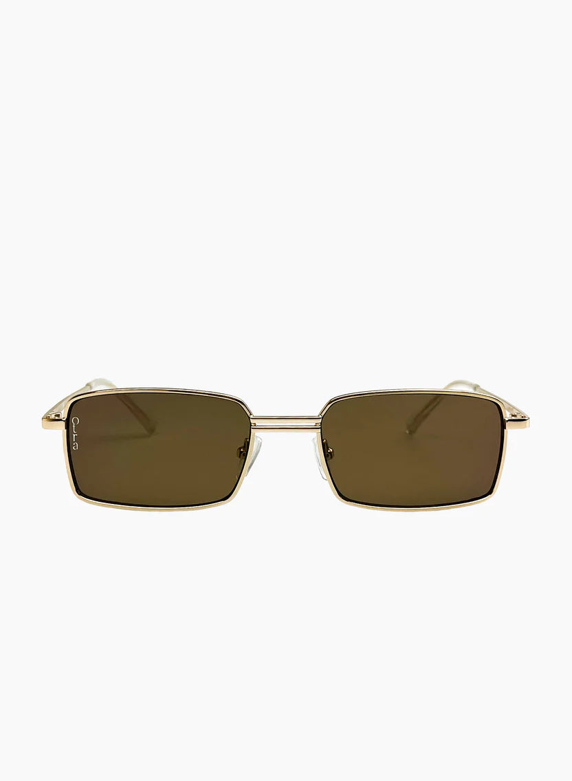 Otra Eyewear Ila Sunglasses - Gold / Brown