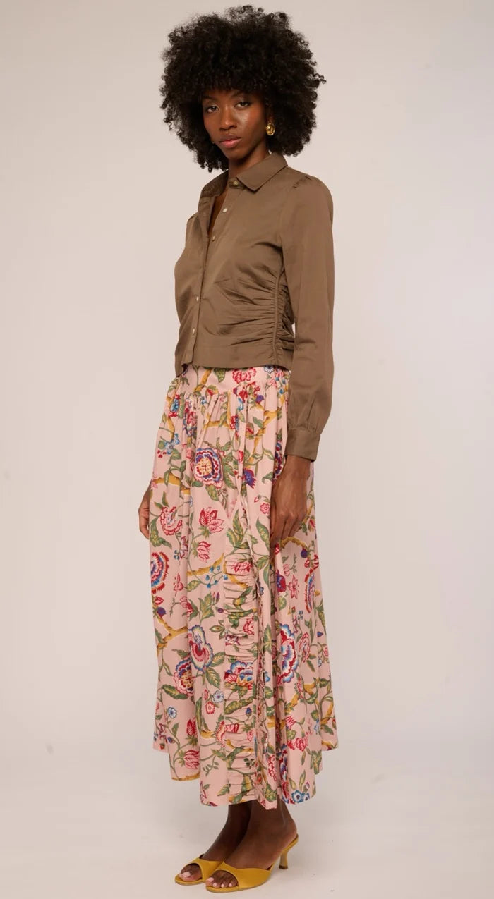 Love the Label Sylvan Long Sleeve Top- Canteen