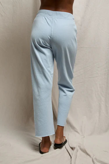 Perfect White Tee Jamaica Beach Fleece Capri Pant - Powder Blue