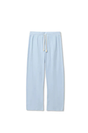 Perfect White Tee Jamaica Beach Fleece Capri Pant - Powder Blue
