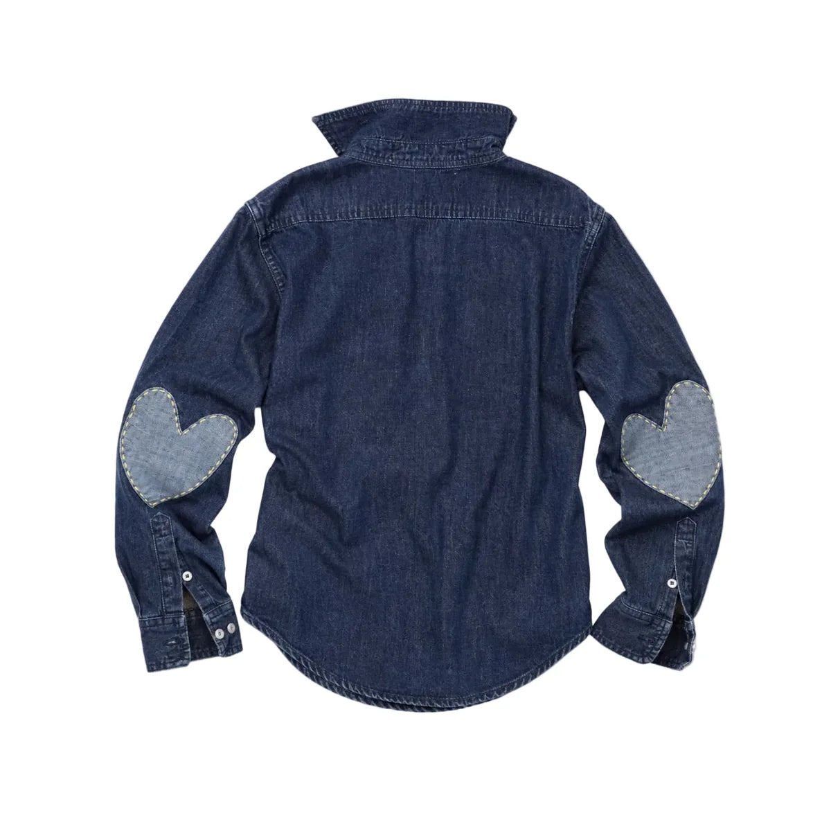 KERRI ROSENTHAL Keaton Denim Shirt- Dark Rinse