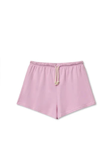 Perfect White Tee Layla French Terry Sweat Shorts - Sugar Pink