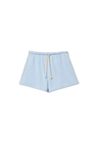 Perfect White Tee Layla French Terry Sweat Shorts - Powder Blue