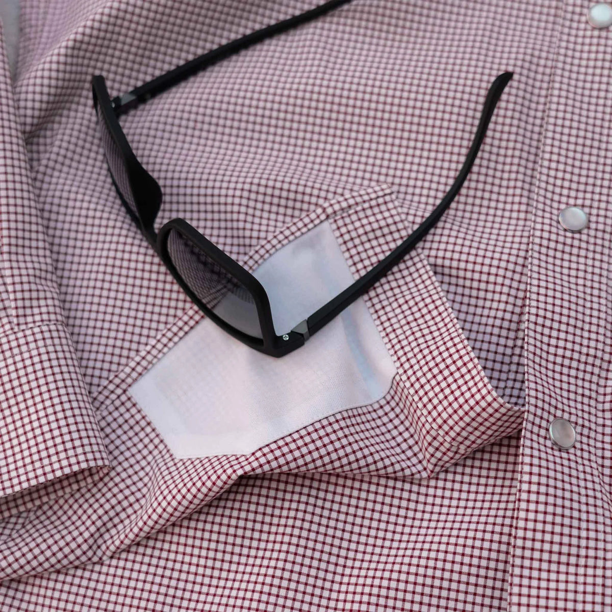 PONCHO Western Short Sleeve Shirt - The Howdy