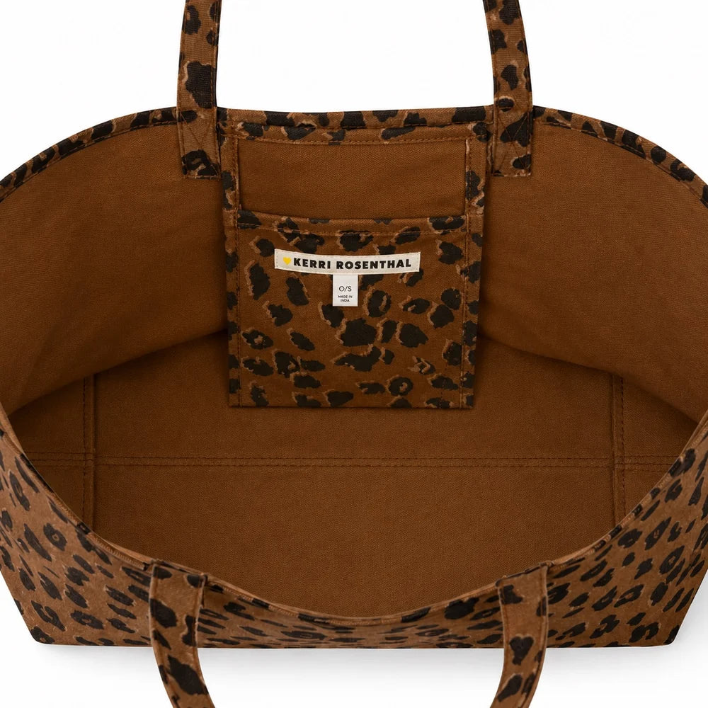 KERRI ROSENTHAL Nomad Tote- Multi- Cheetah